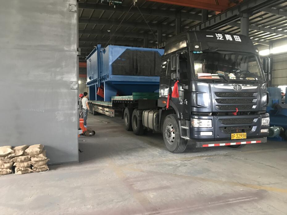 成功發(fā)貨至廣西南寧一臺(tái)環(huán)保節(jié)能的H型鋼結(jié)構(gòu)拋丸機(jī) 3